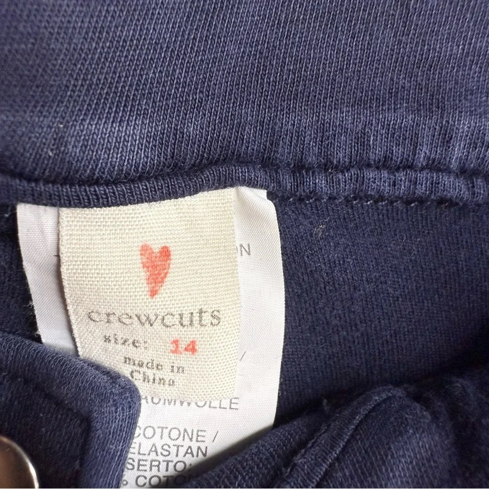 Crewcuts Dark Navy Blue Girls Skinny Pants Size 14 GUC